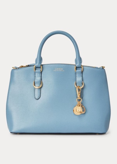 Satchel Ralph Lauren Mujer Azules - Saffiano Leather Mini - BNTQK1563